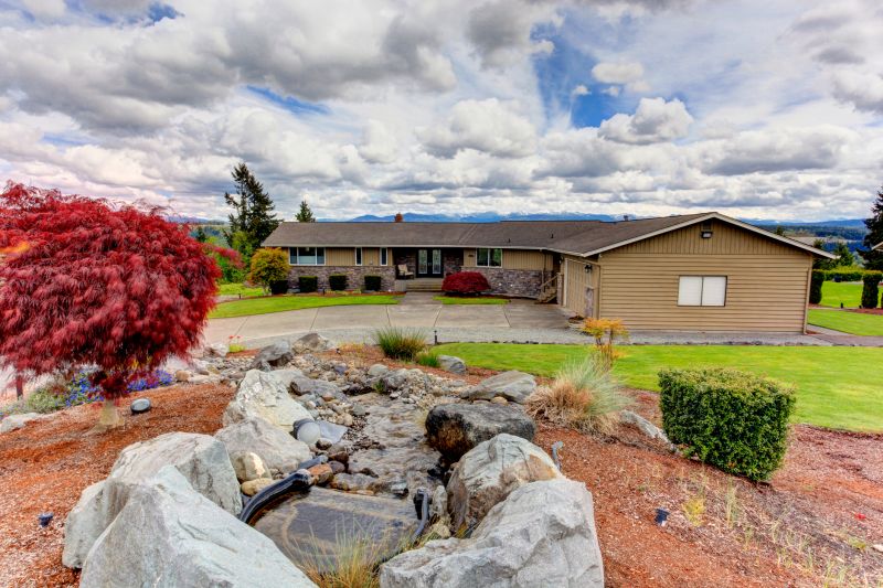 landscape stone installation