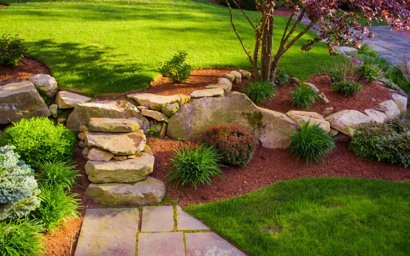 Landscape Stone Installation