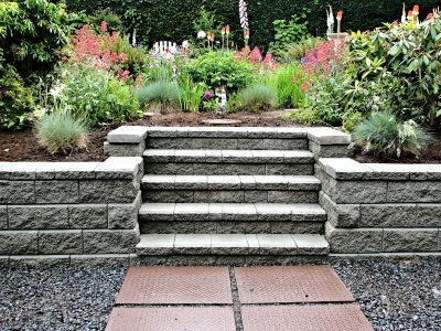 Landscape Stone Installation