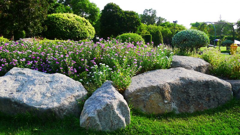 Landscape Stone Installation