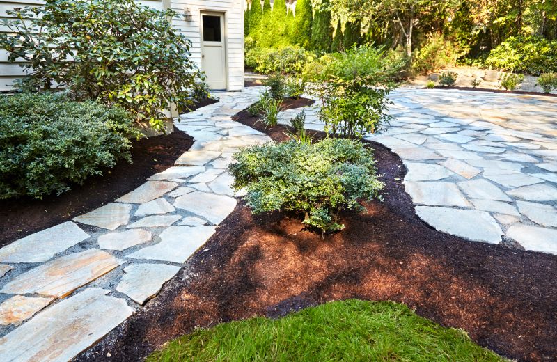 Completed Stone Pathway